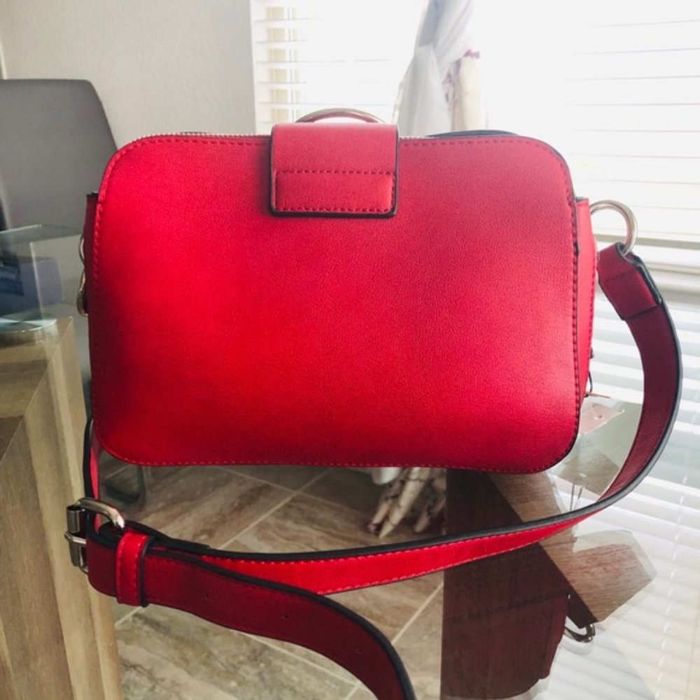 BCBGeneration Crossbody Bag Elle Shoulder Pomegranate Red NWT $148.00 - Picture 7 of 14